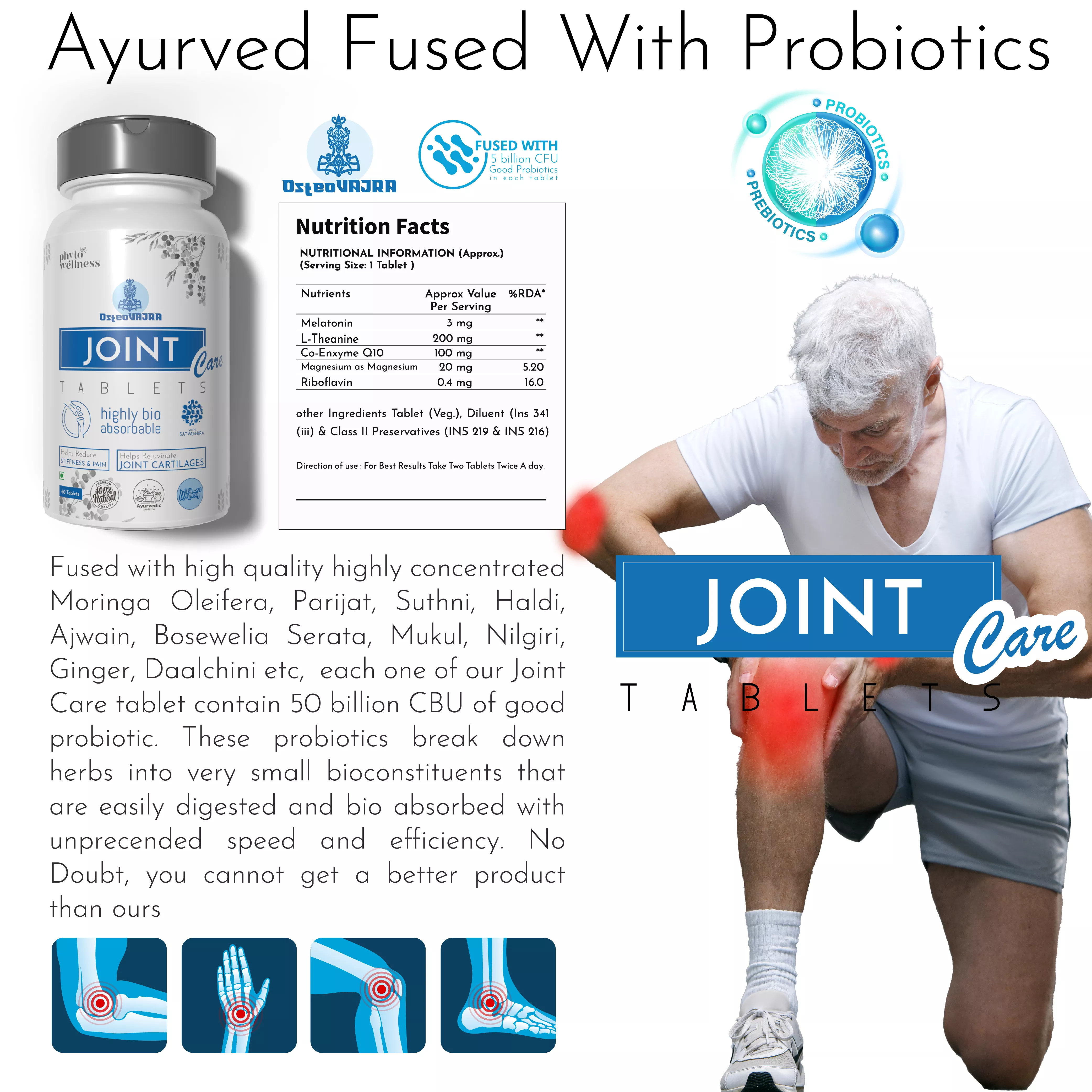Probiotic Joint Care 60 Tablets
